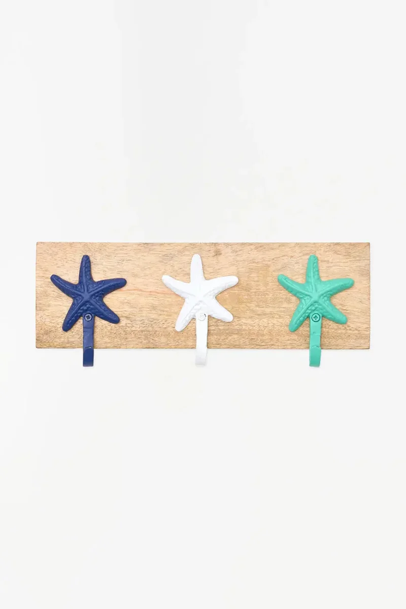 Perchero con tres colgadores estrellas de mar – Image 2