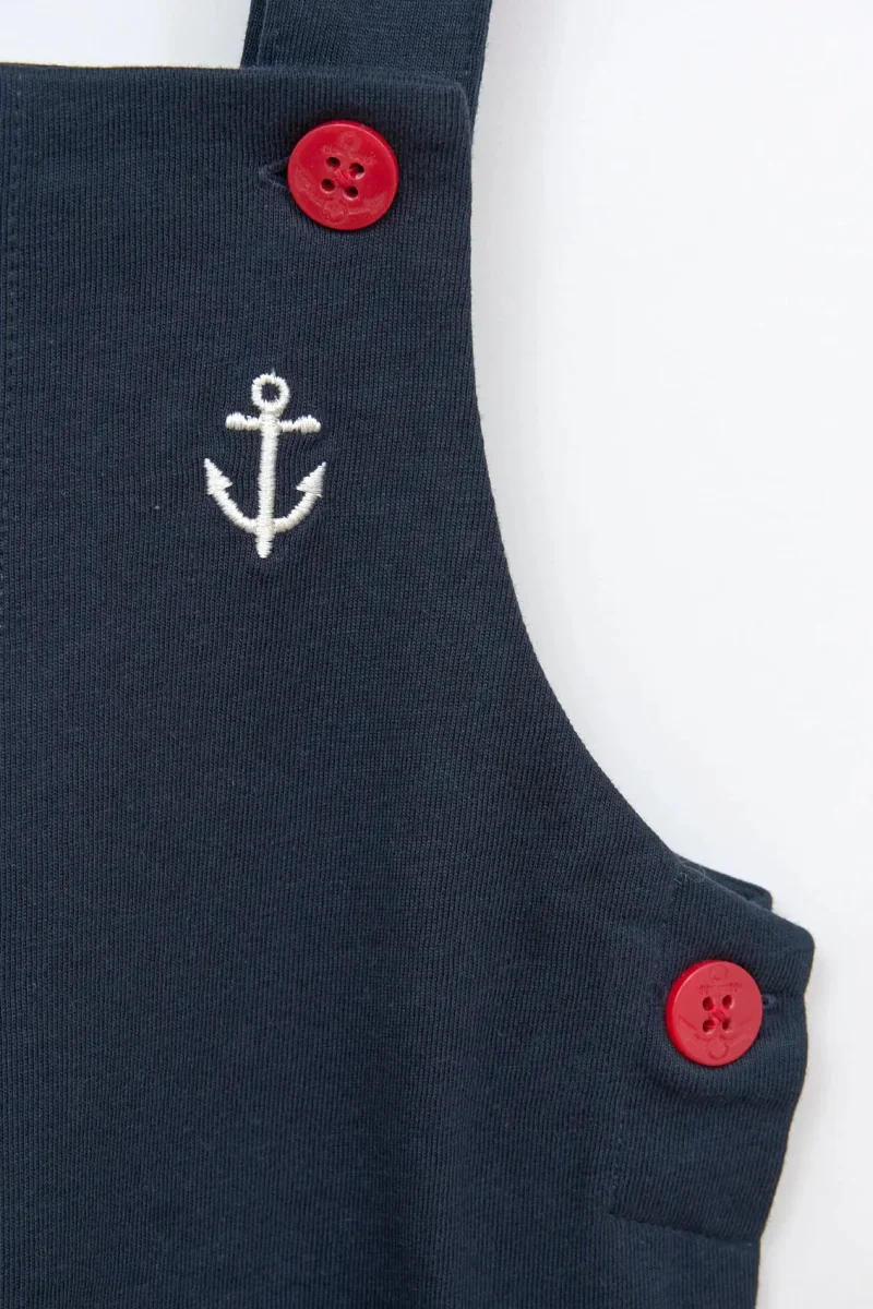 Peto de bebé con detalles marineros – Image 8