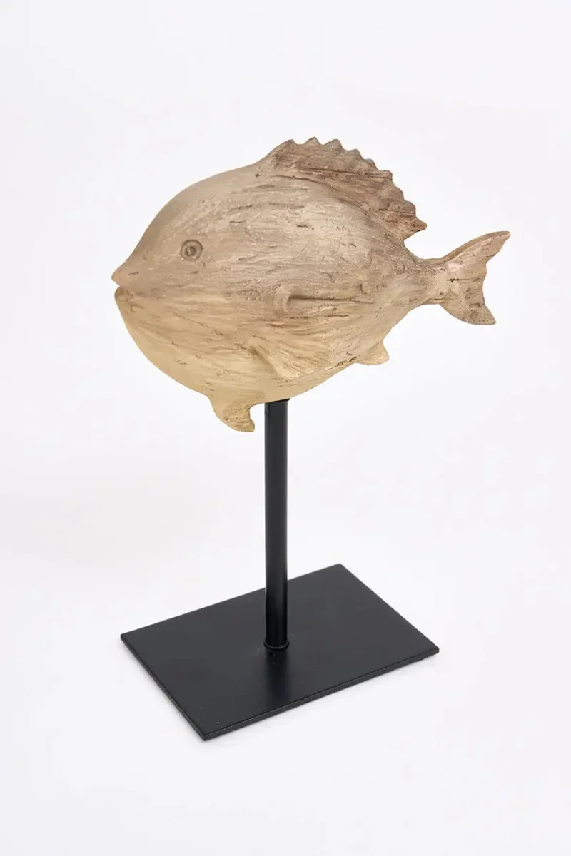 Pez de resina con base metálica – Image 4