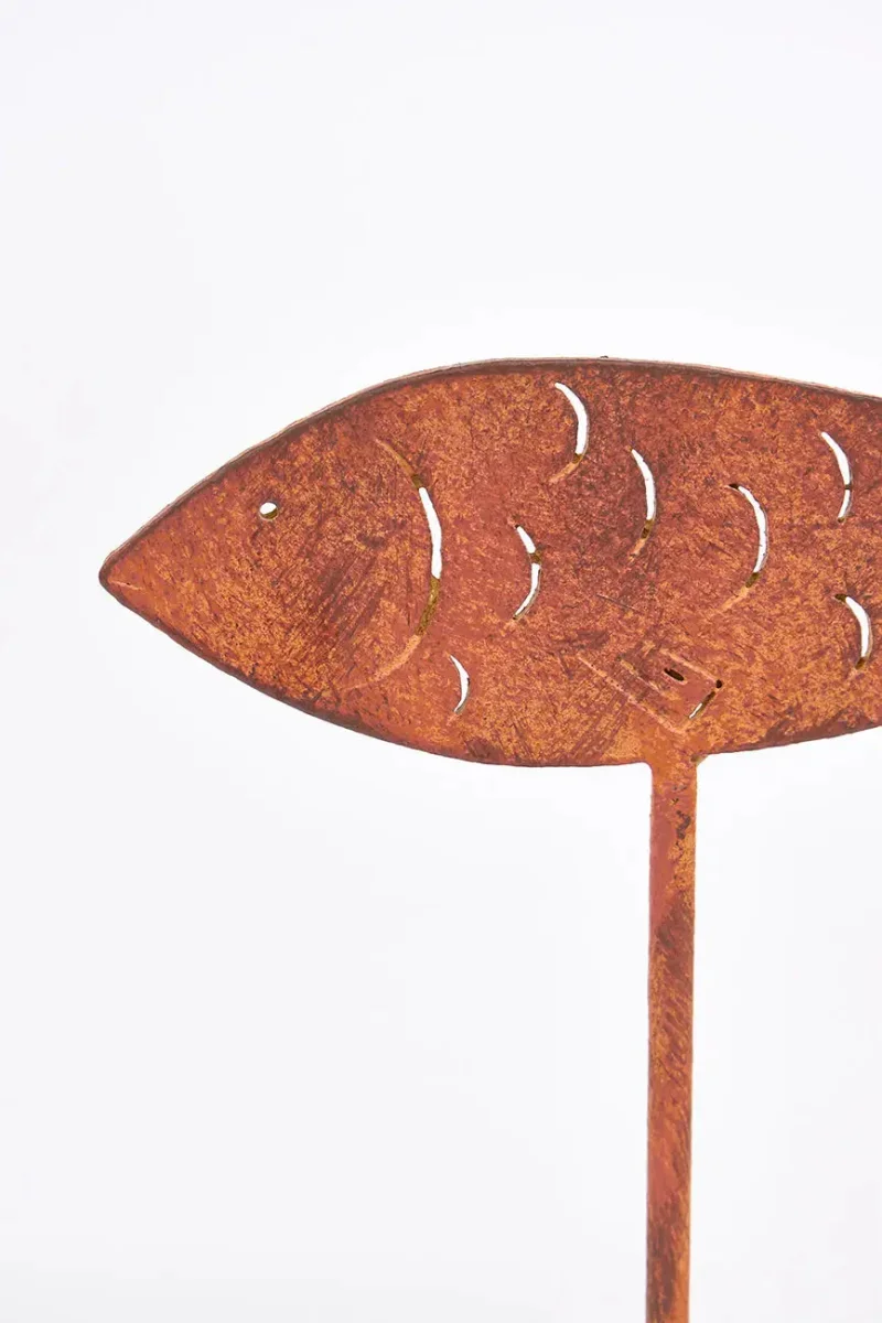 Pez decorativo en hierro con base – Image 6