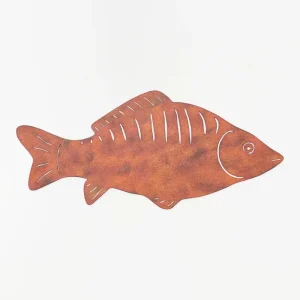 Pez decorativo pared fabricado en hierro