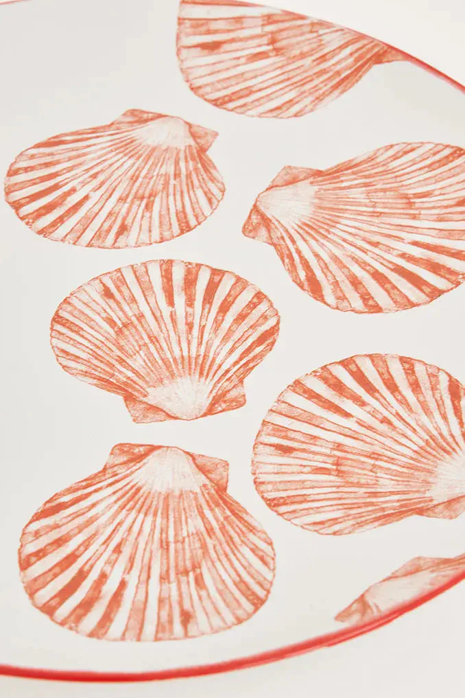 Plato de cerámica grande con vieiras – Image 5