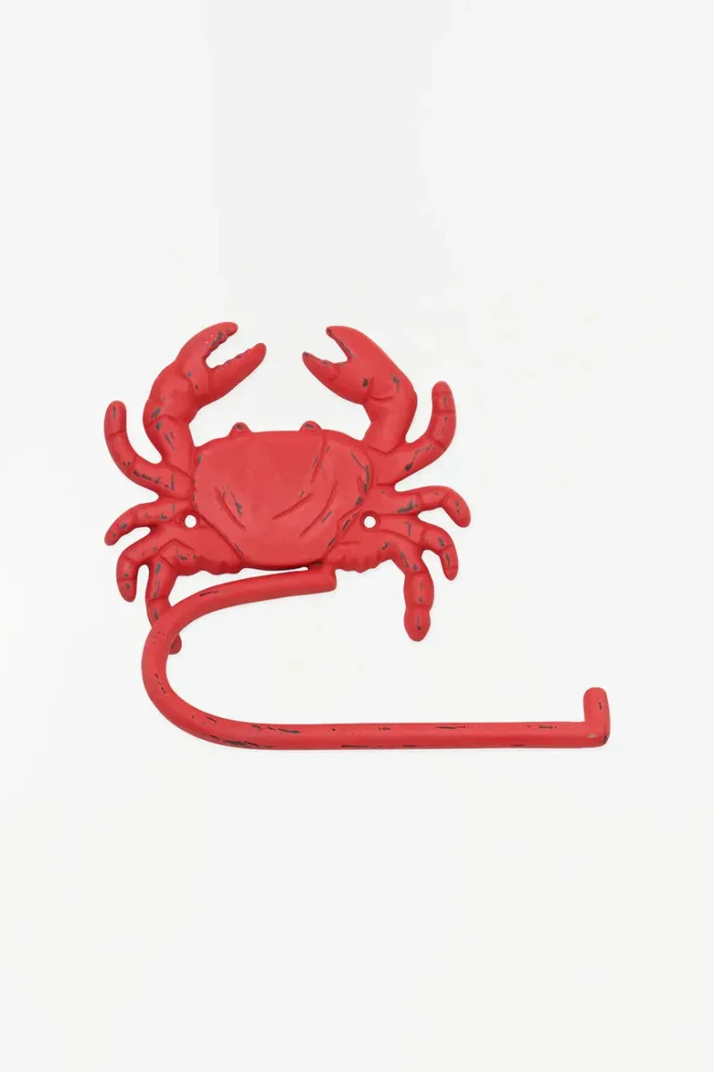 Portapapel higiénico de metal con forma de cangrejo – Image 4