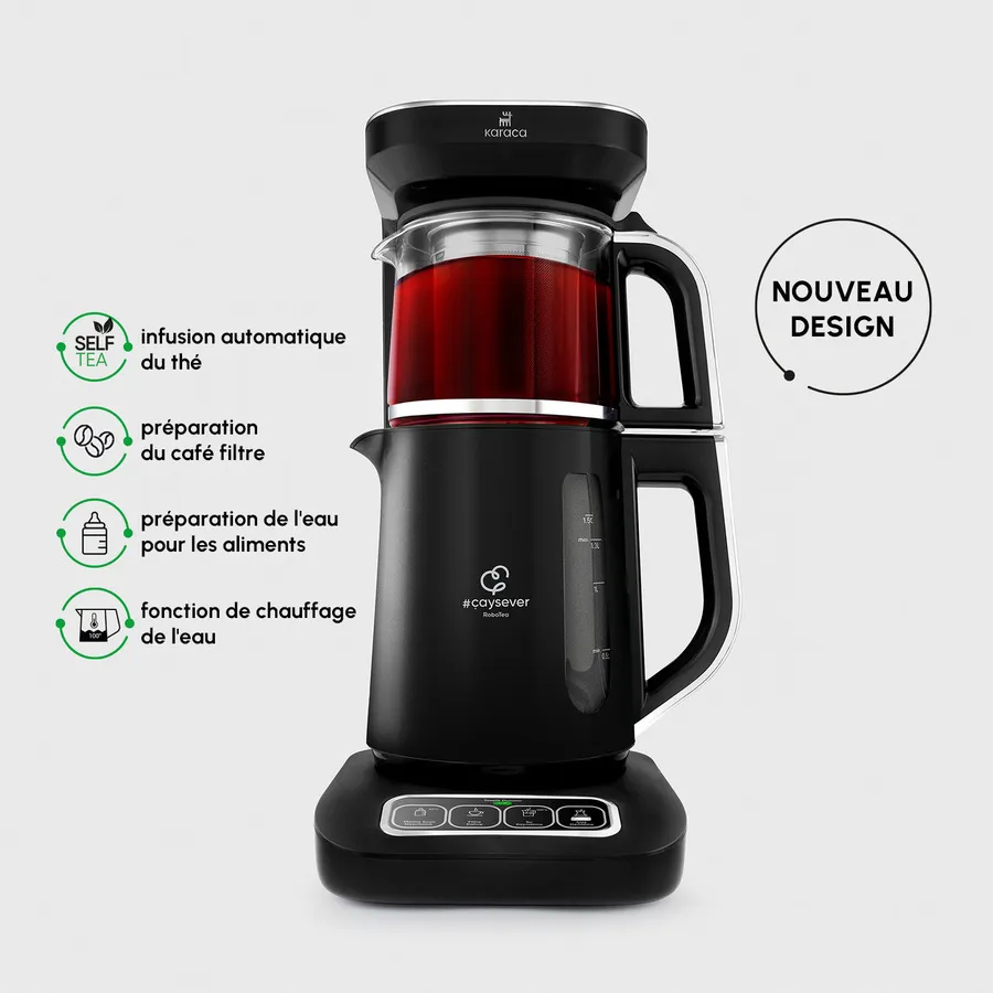 KARACA ROBOTEA THEIERE PRO 4IN1 PARLANTE BLACK CHROME – Image 2