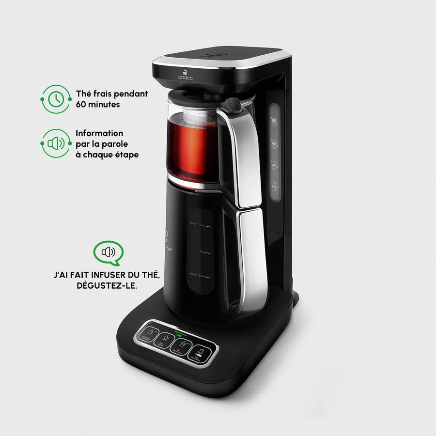 KARACA ROBOTEA THEIERE PRO 4IN1 PARLANTE BLACK CHROME – Image 5