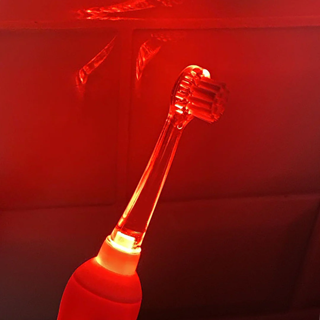 Pack Éco Bébé Les Babygators Mandarine : Brosse à dents sonique + étui kraft + brossettes de rechange – Image 5