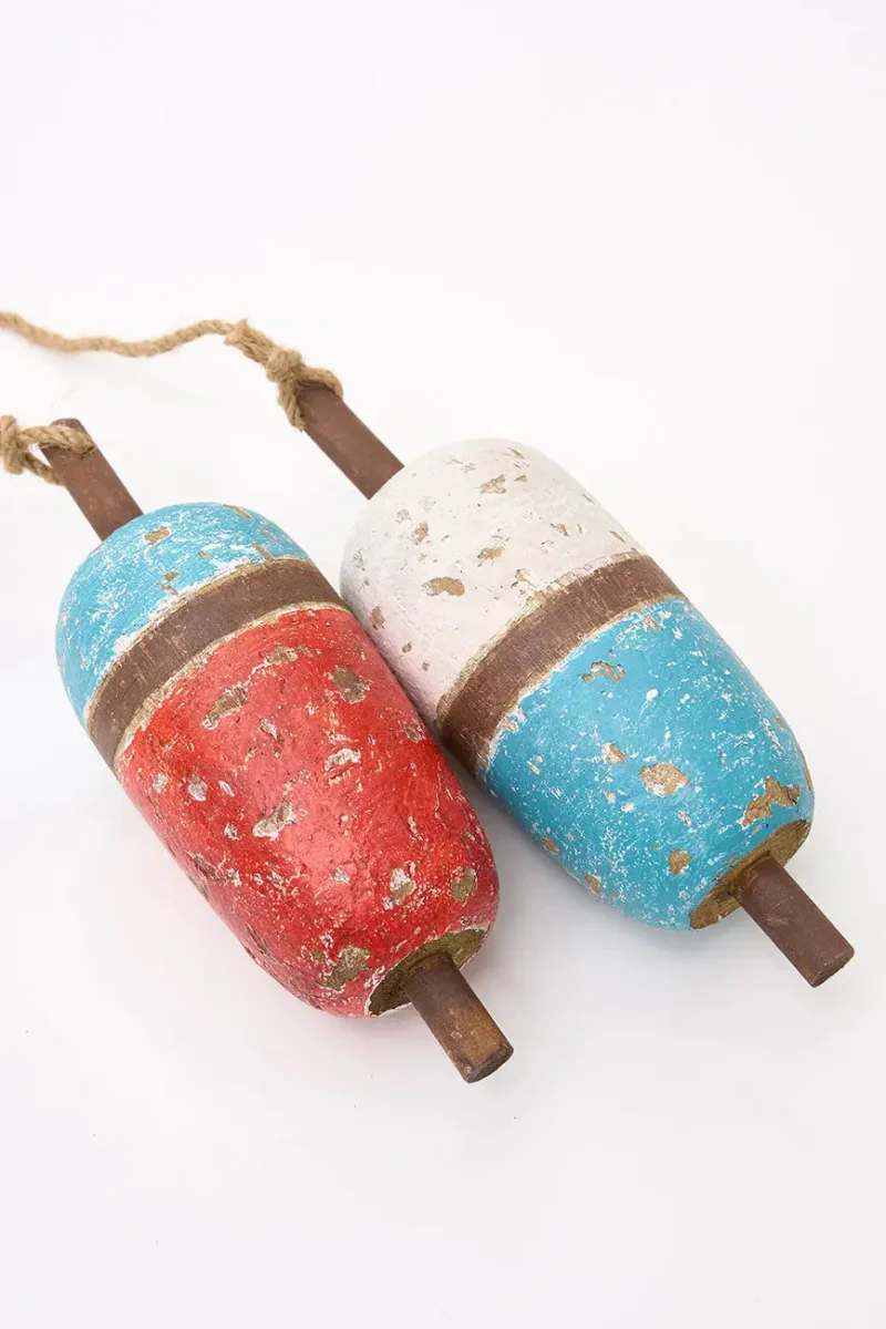 Ristra de 2 boyas con terminación envejecida – Image 3