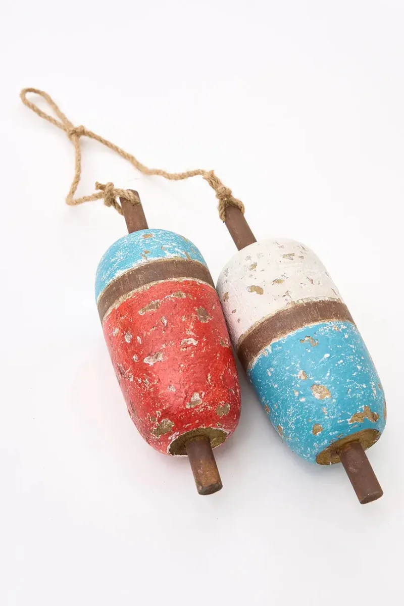 Ristra de 2 boyas con terminación envejecida – Image 4