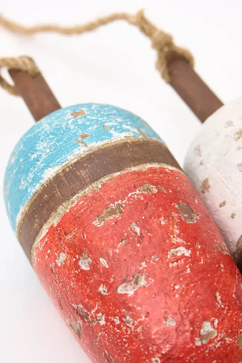 Ristra de 2 boyas con terminación envejecida – Image 5