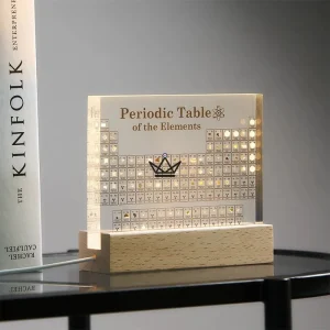 Tableau Périodique Décoratif avec Vrais Éléments : Mendeleïev