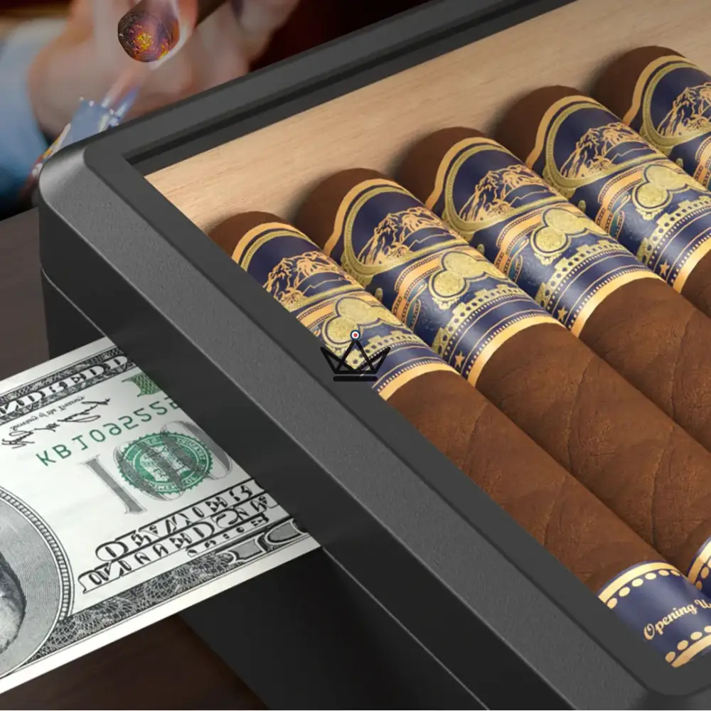 Cave à cigares - BlackGlass Cedar – Image 7