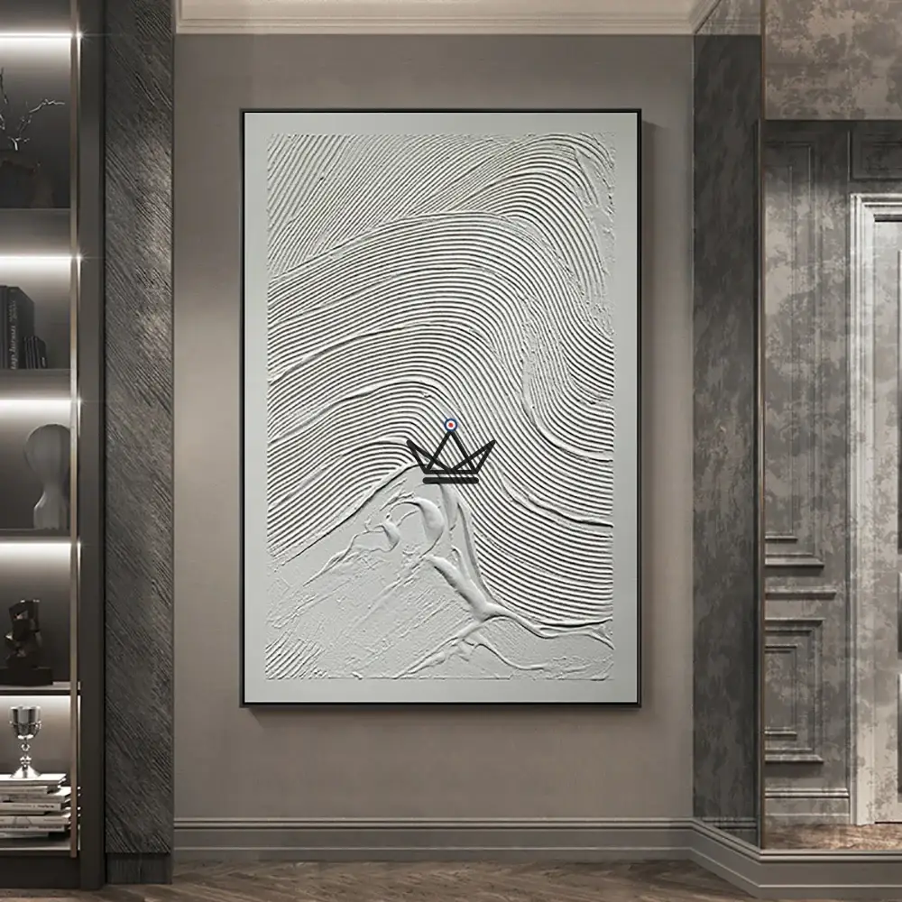 Peinture à l'huile sur toile XXL - Voyageur Textura – Image 4