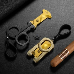 Ciseaux coupe-cigare pliables de Luxe - Édition Excelsior