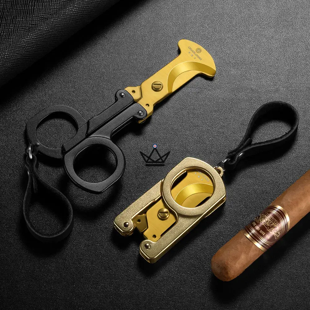 Ciseaux coupe-cigare pliables de Luxe - Édition Excelsior