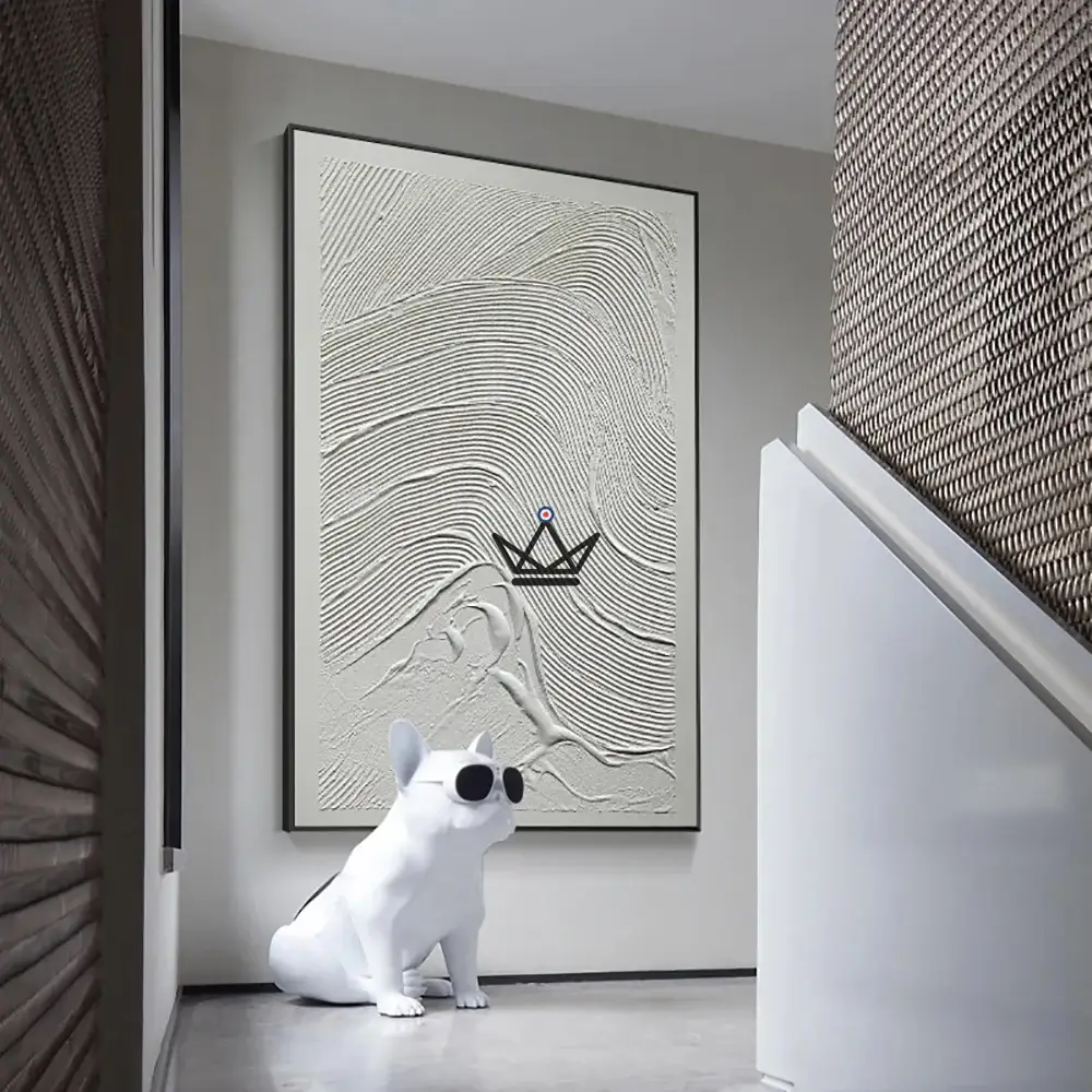 Peinture à l'huile sur toile XXL - Voyageur Textura – Image 7