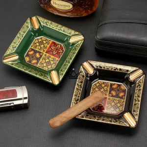 Cendrier à Cigare de Luxe - Lys Impérial