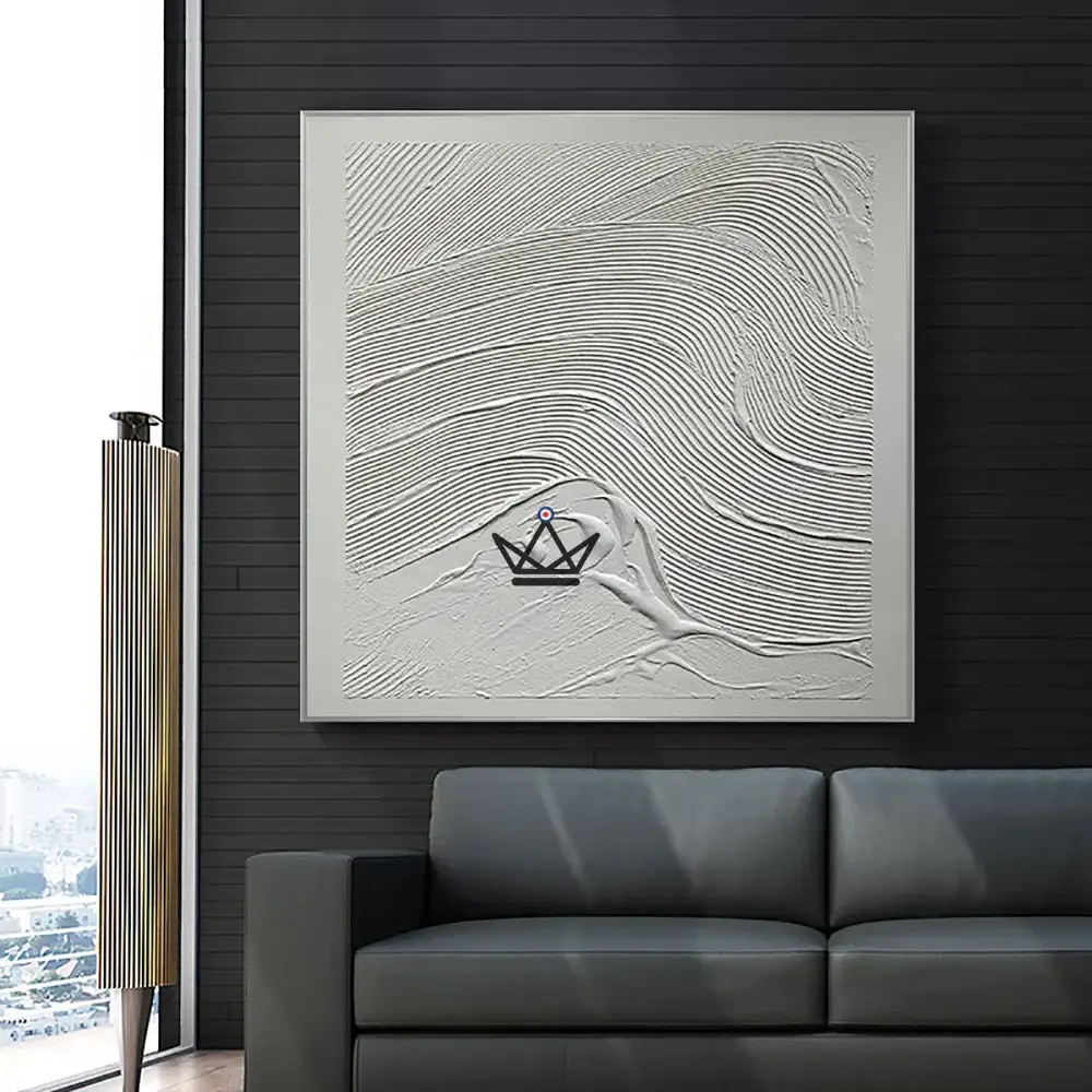 Peinture à l'huile sur toile XXL - Voyageur Textura – Image 3