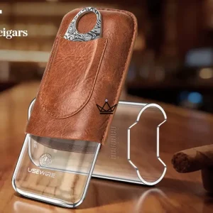 Étui à Cigares Cuir & Acrylique - Vanguard