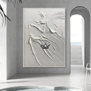 Peinture à l'huile sur toile XXL - Contraste Intense