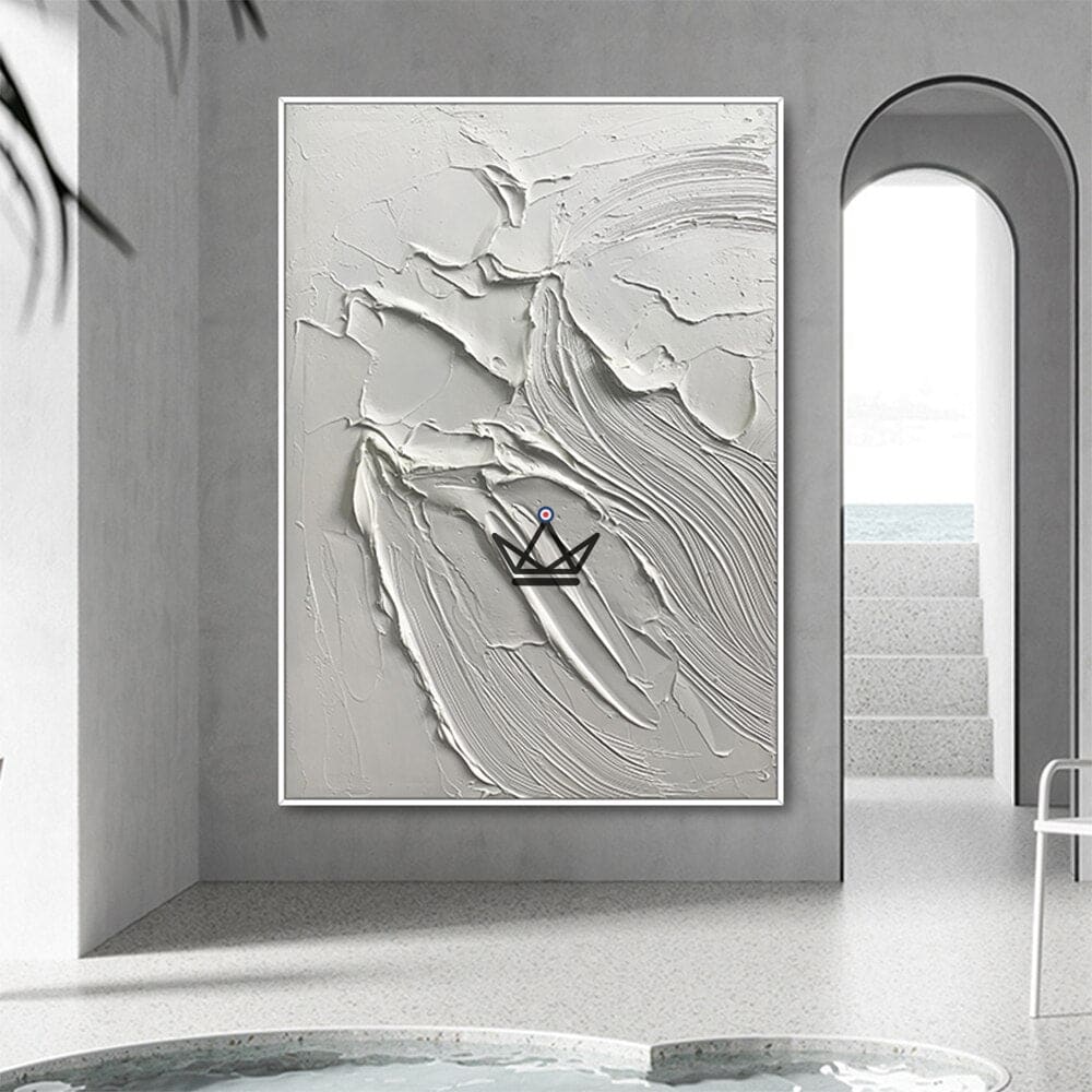 Peinture à l'huile sur toile XXL - Contraste Intense – Image 2