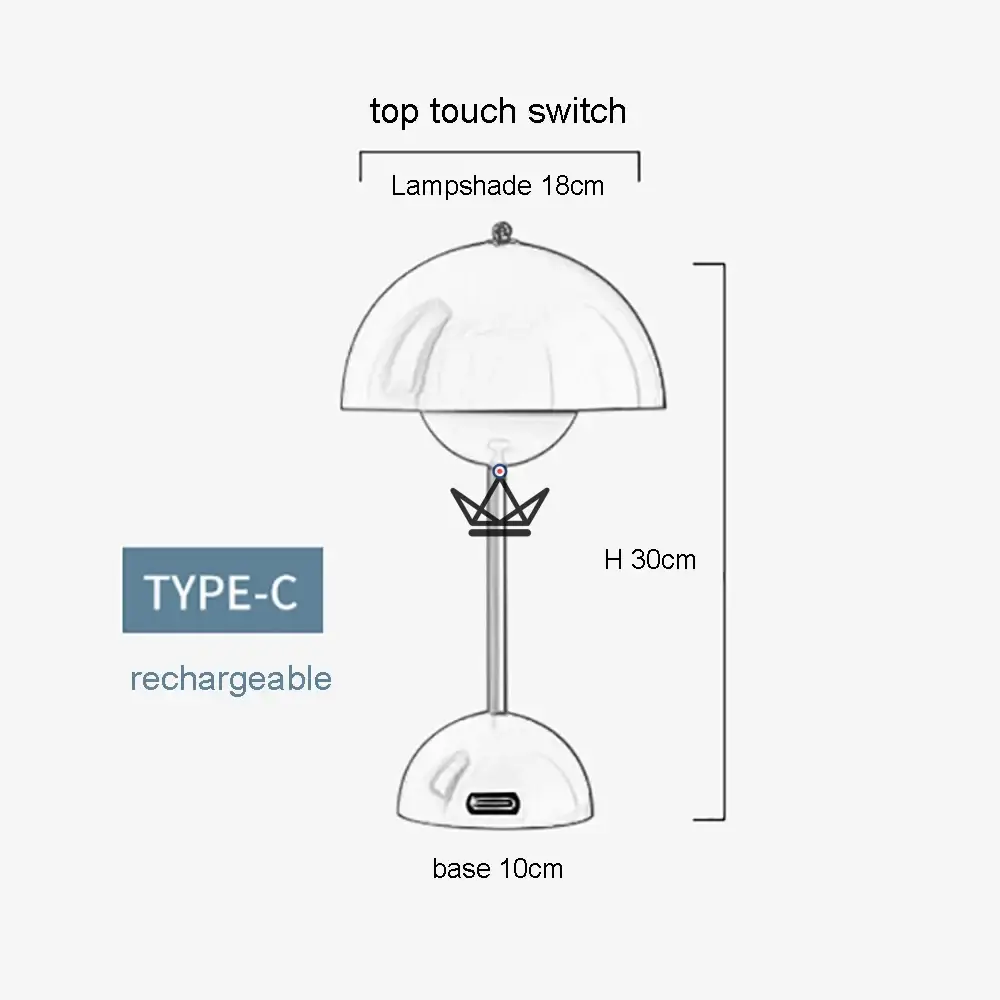 Lampe à poser - Flowerpot Style Chromatique by A.A. – Image 6