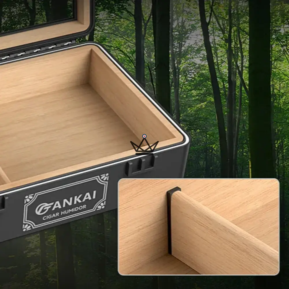 Cave à cigares - BlackGlass Cedar – Image 9