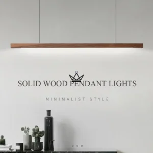 Lampe Suspendue LED en Bois Massif - Rhythm Nordic