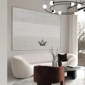 Peinture à l'huile sur toile XXL - Voyageur Textura