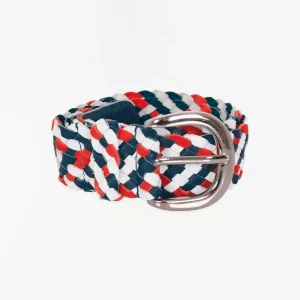 Cinturón de piel de tres colores - D6909