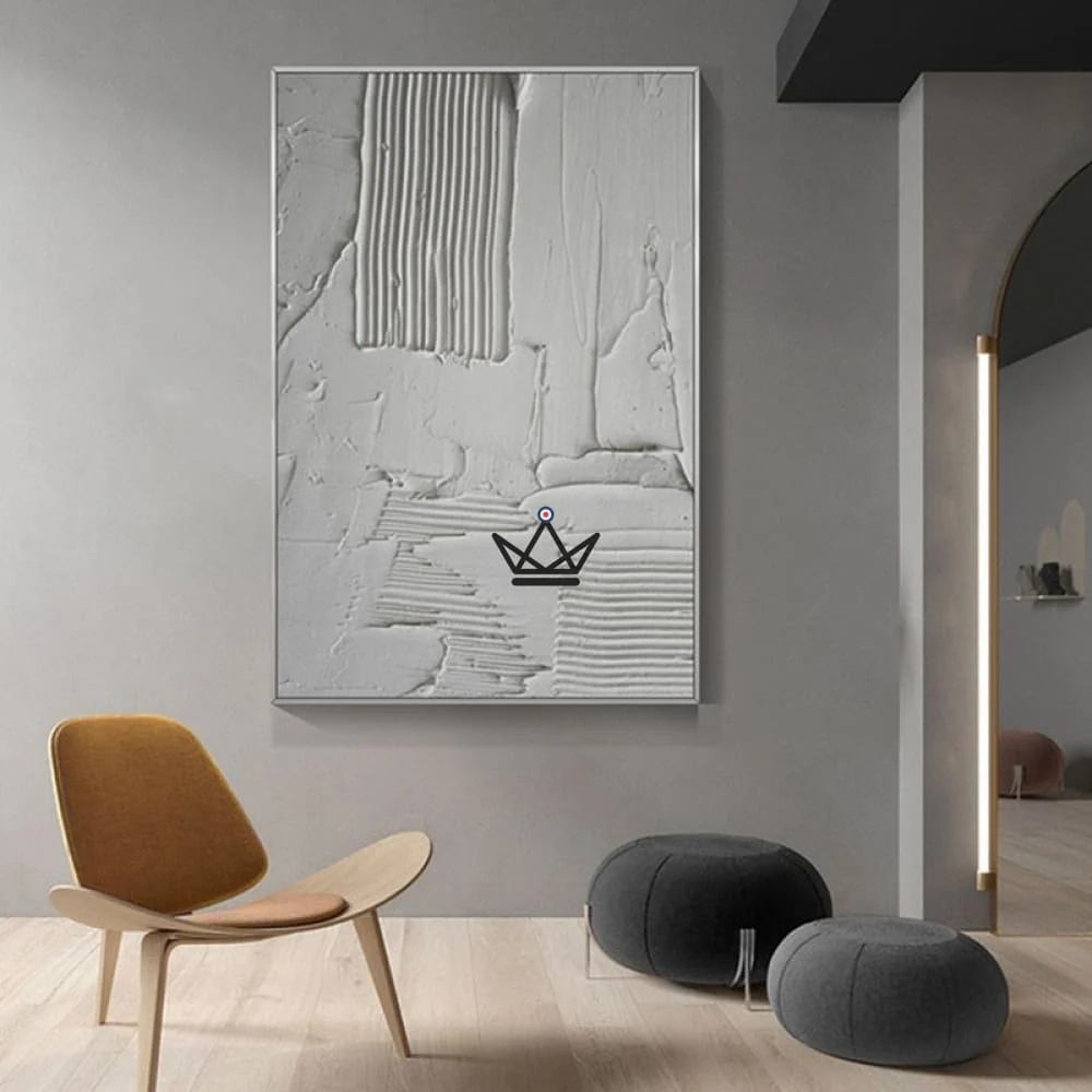 Peinture à l'huile sur toile XXL - Contraste Intense – Image 8