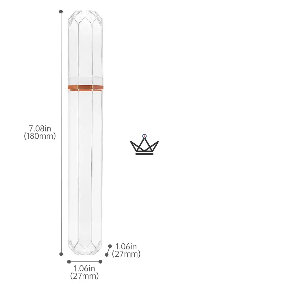 Tube à cigare en acrylique transparent – Prisme – Image 8