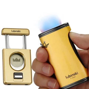 Pack Briquet Torche & Coupe-Cigare de Luxe - Apollo King