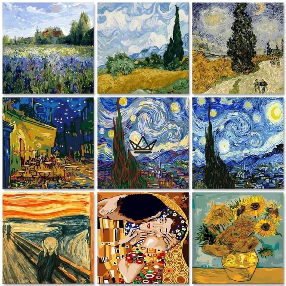 🎨 Peinture par numéros - MaestroColor (Munch, Vincent van Gogh, Klimt) – Image 2