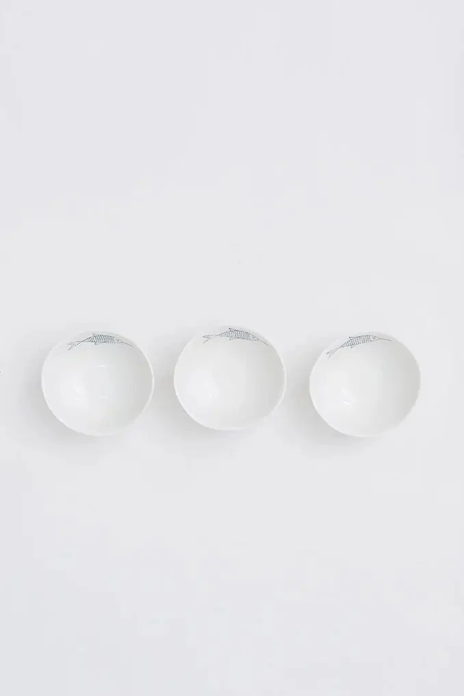 Set de 3 boles de porcelana con peces – Image 4
