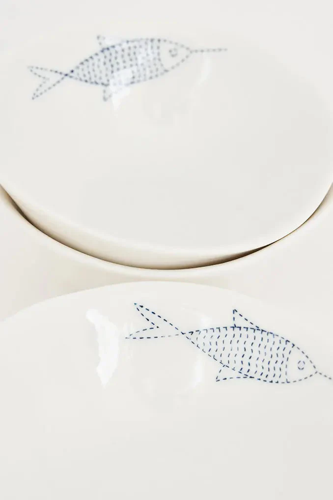 Set de 3 boles de porcelana con peces – Image 3