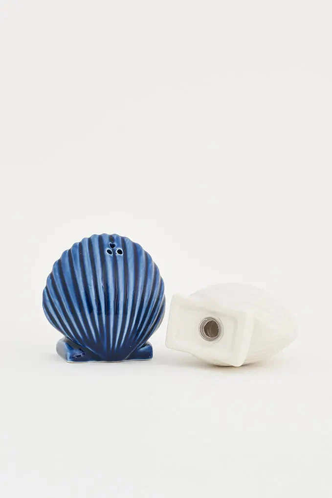 Set de salero y pimentero conchas en cerámica – Image 4