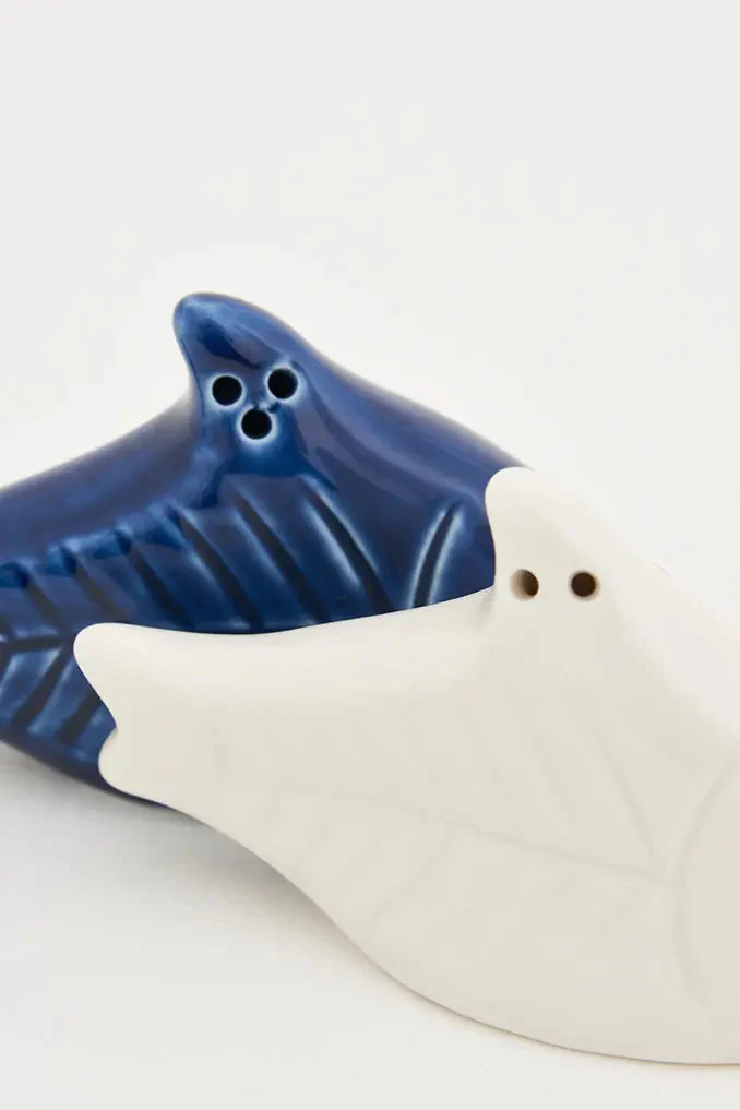 Set de salero y pimentero peces en cerámica – Image 4