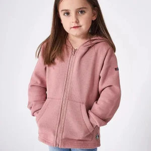 Sudadera abierta con capucha algodón terry