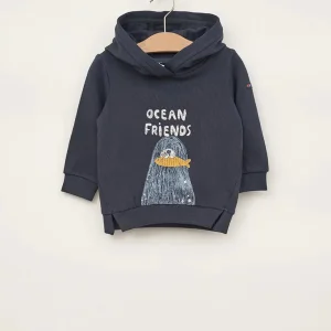 Sudadera bebé con capucha 'Ocean Friends'