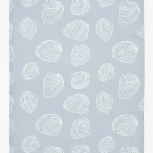 Trapo de cocina en algodón resistente ostras gris