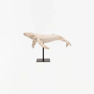 Ballena con base en resina blanca - D1940