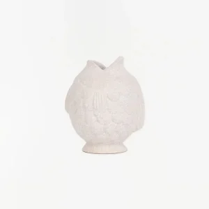 Vasija con forma de pez en porcelana pequeña