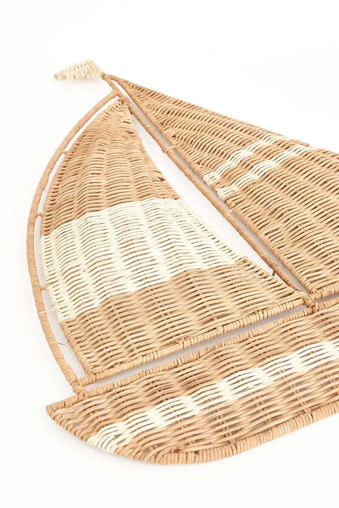 Velero de ratán para pared – Image 4