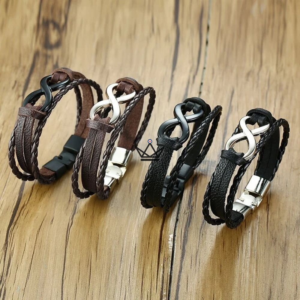 Bracelet en cuir - Infinite – Image 2