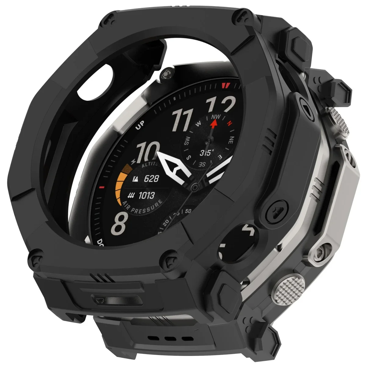 Amazfit T-Rex Ultra 2 Rugged TPU Case (Black)