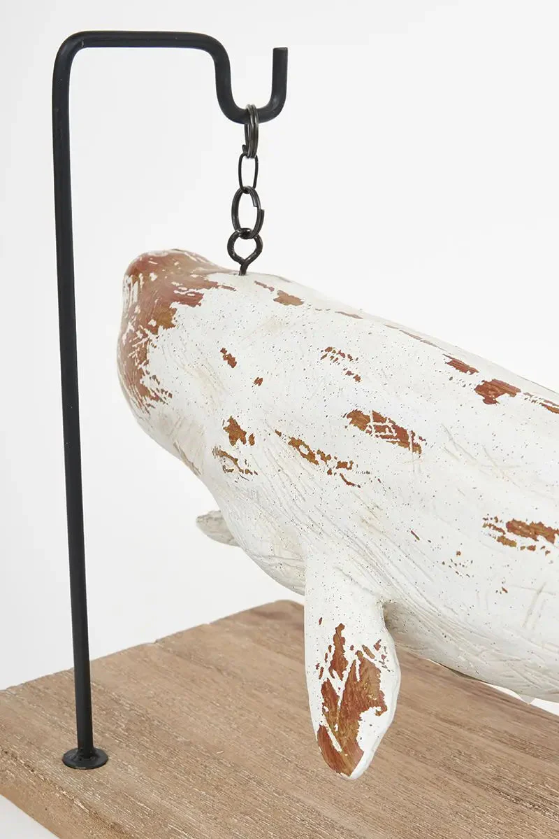Ballena grande con base de madera – Image 4