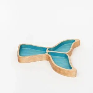 Bandeja de madera ballena