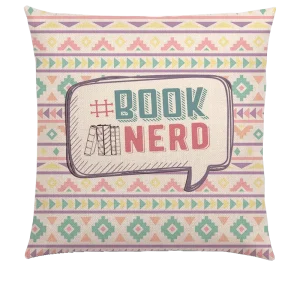 Housse de coussin Book NERD