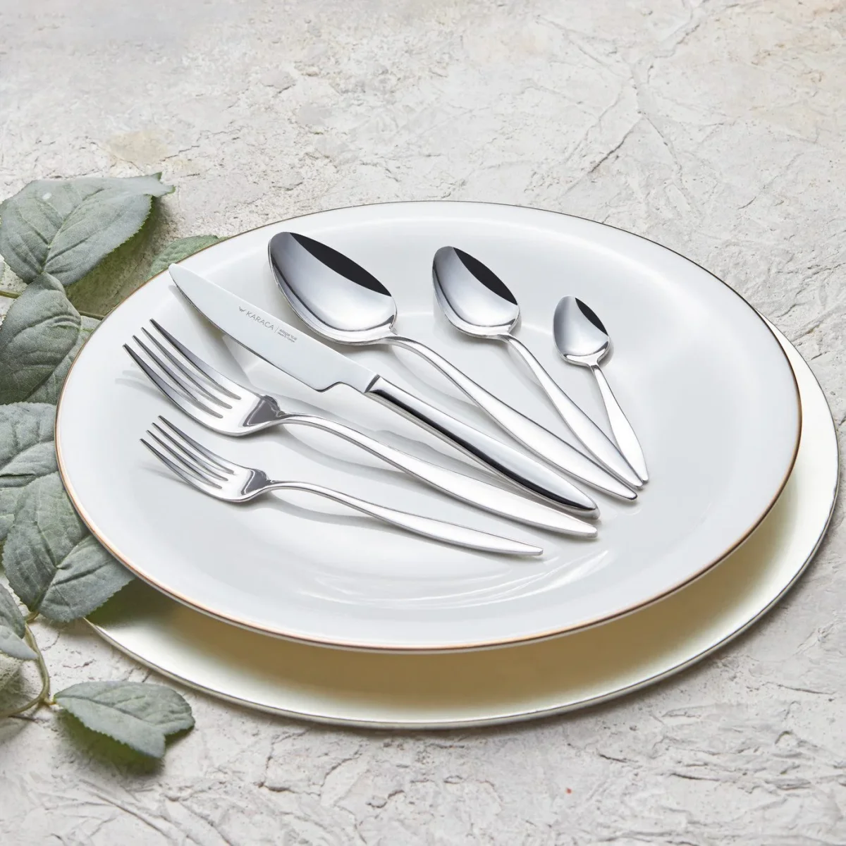 KARACA ENSEMBLE DE COUVERTS ELEGANCE NEW ILICA 84 PIECES – Image 3