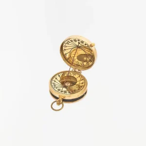 Brújula reloj sol de bolsillo - D915